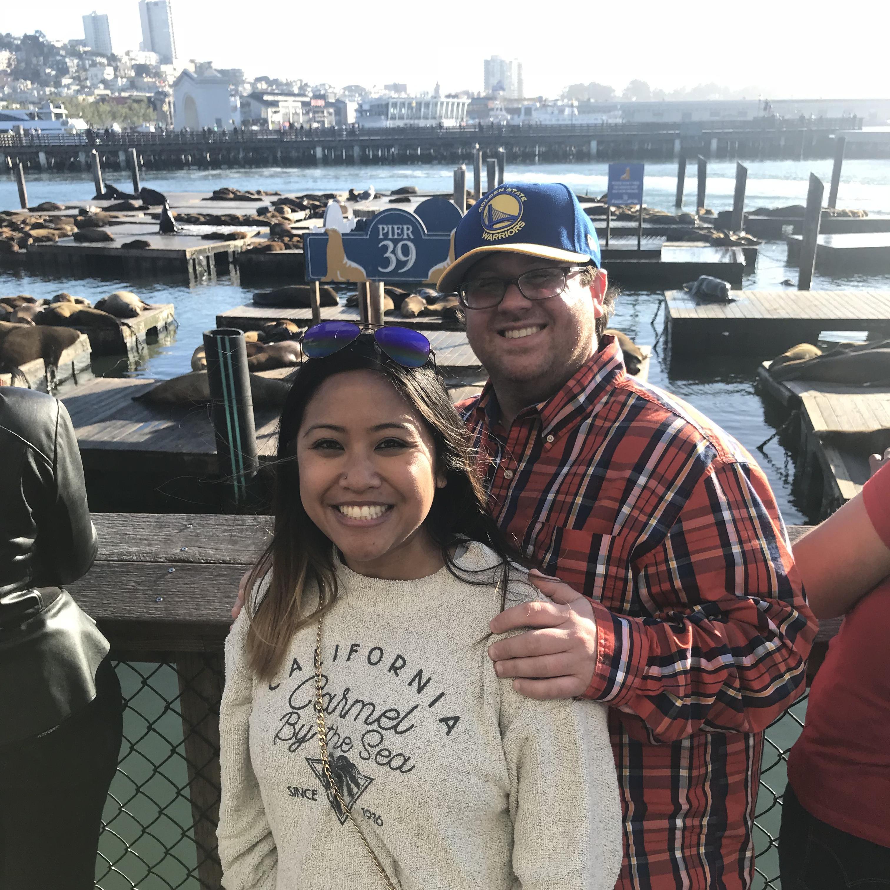 Elaine’s favorite - the sea lions on Pier 39