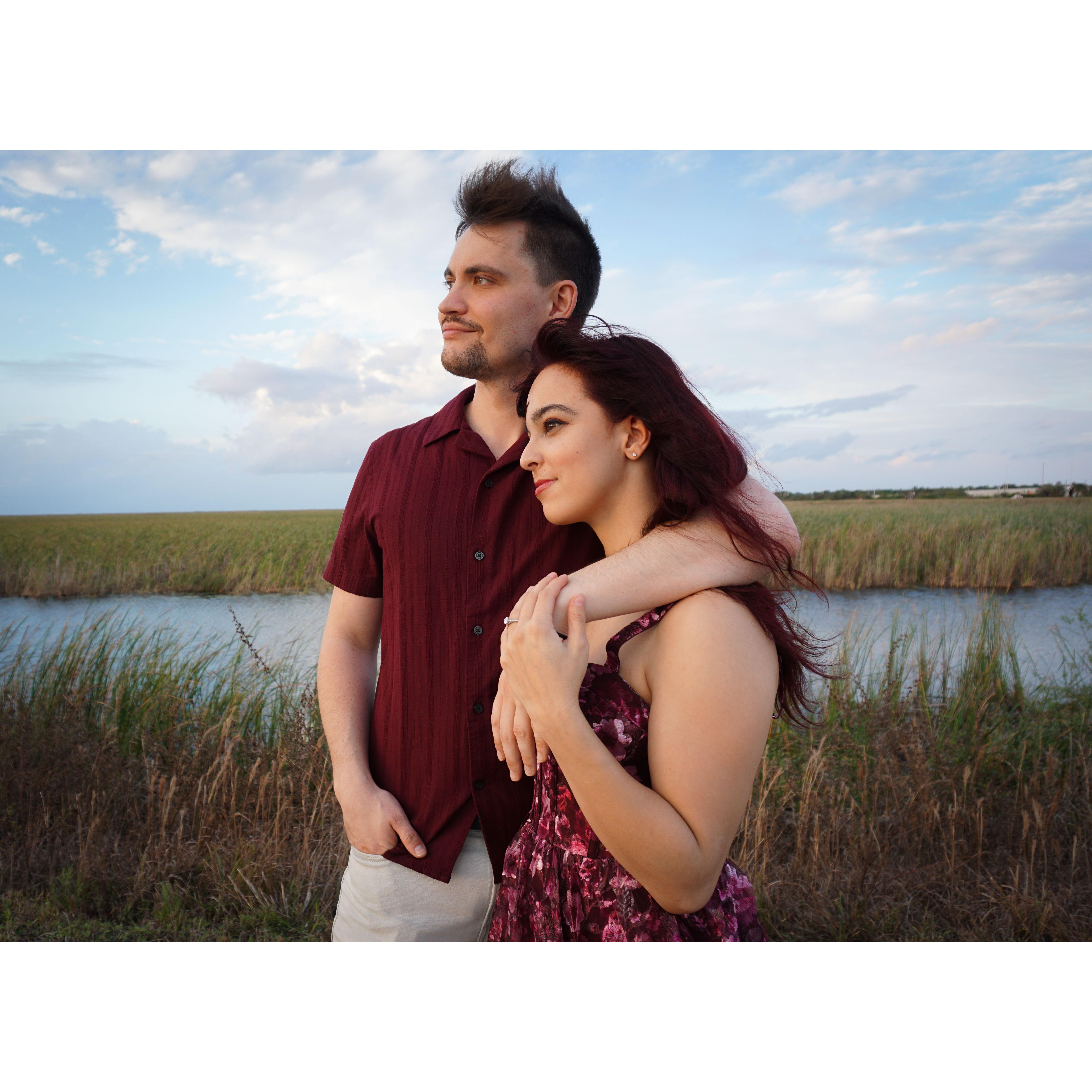 At our favorite sunset spot!