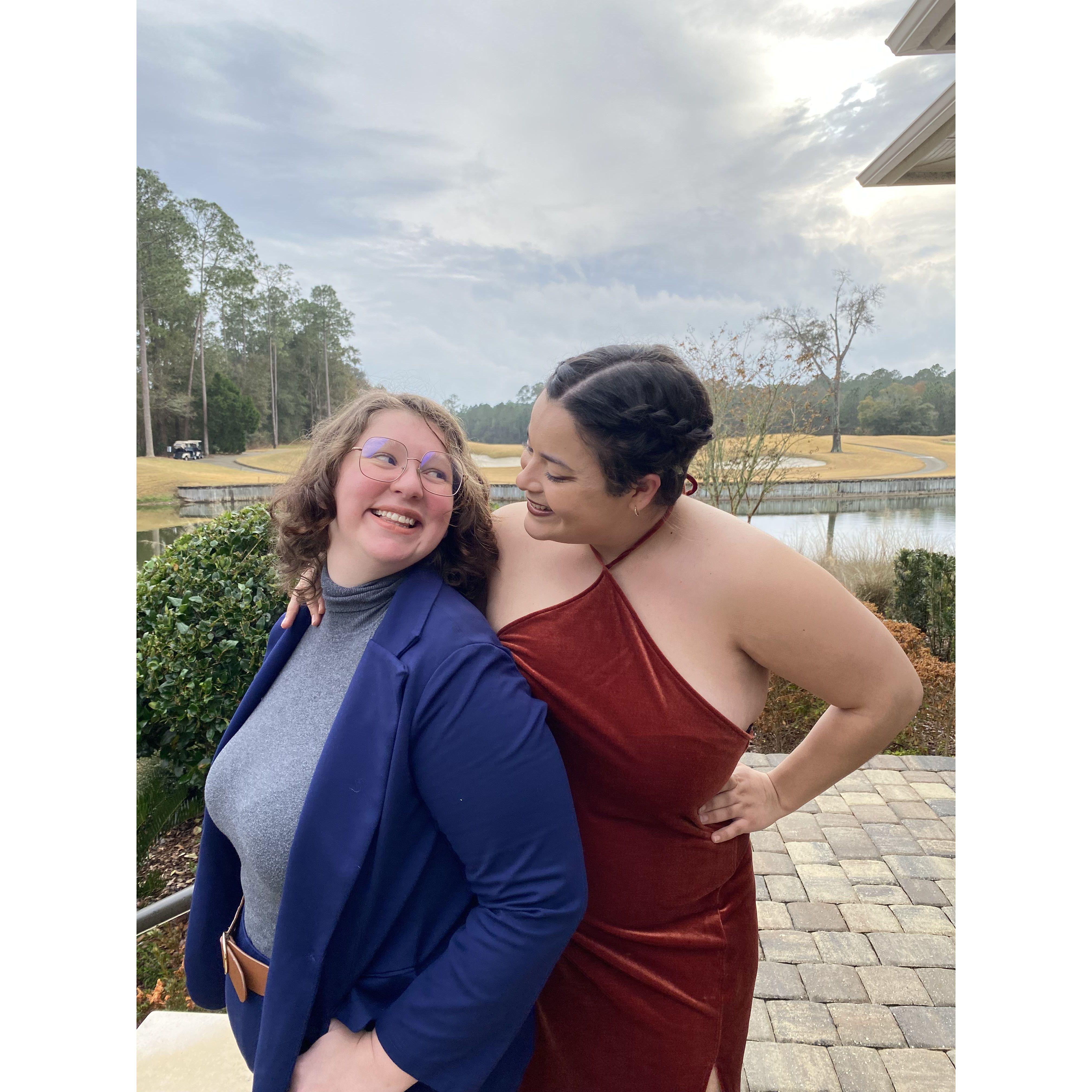 Getting to go to my cousin Sammie's wedding where Ariel proved that she gets down on a dance floor