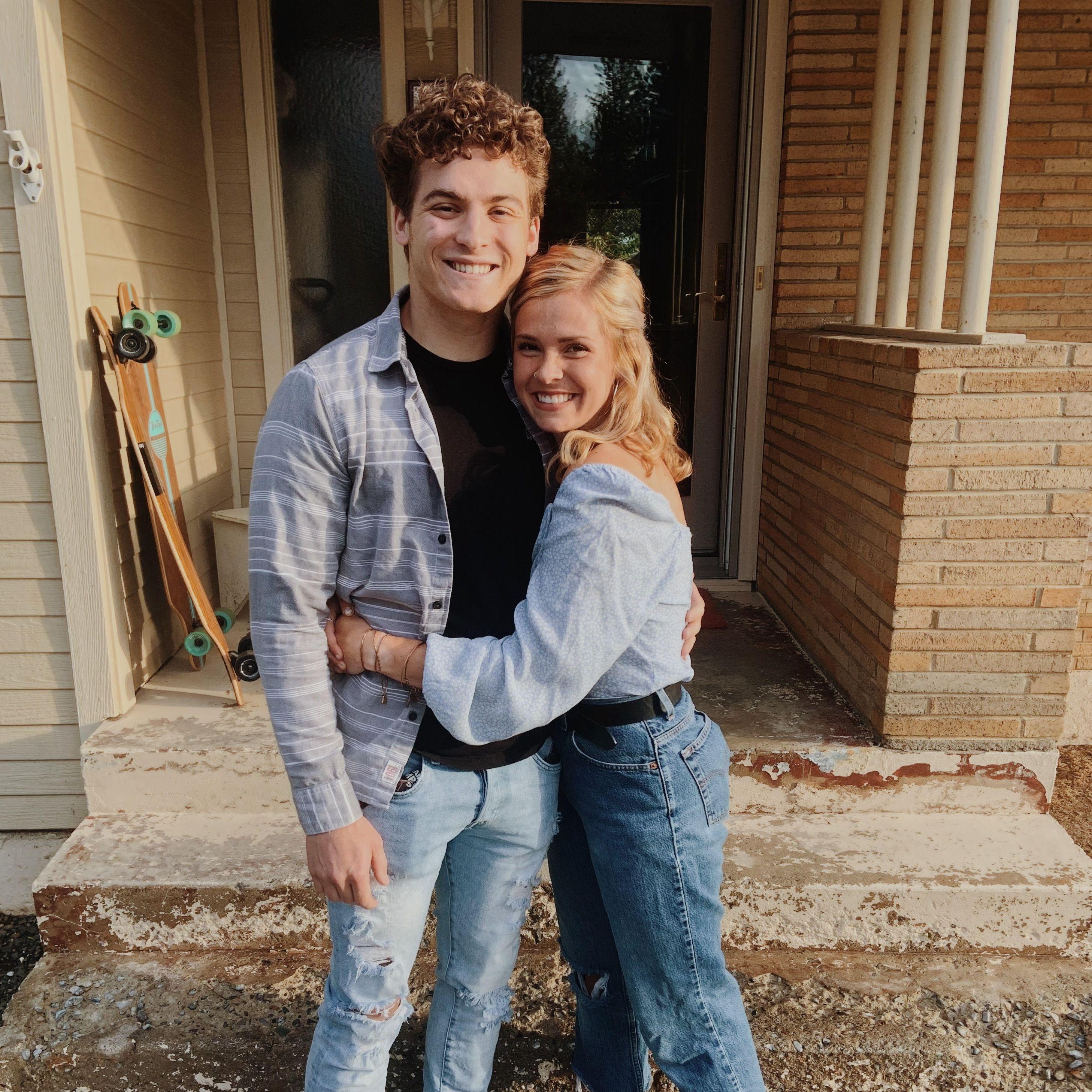 Our first date! Such babies!