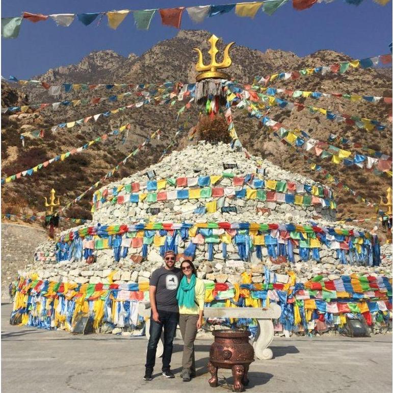 Mountainside temple in Inner Mongolia, China