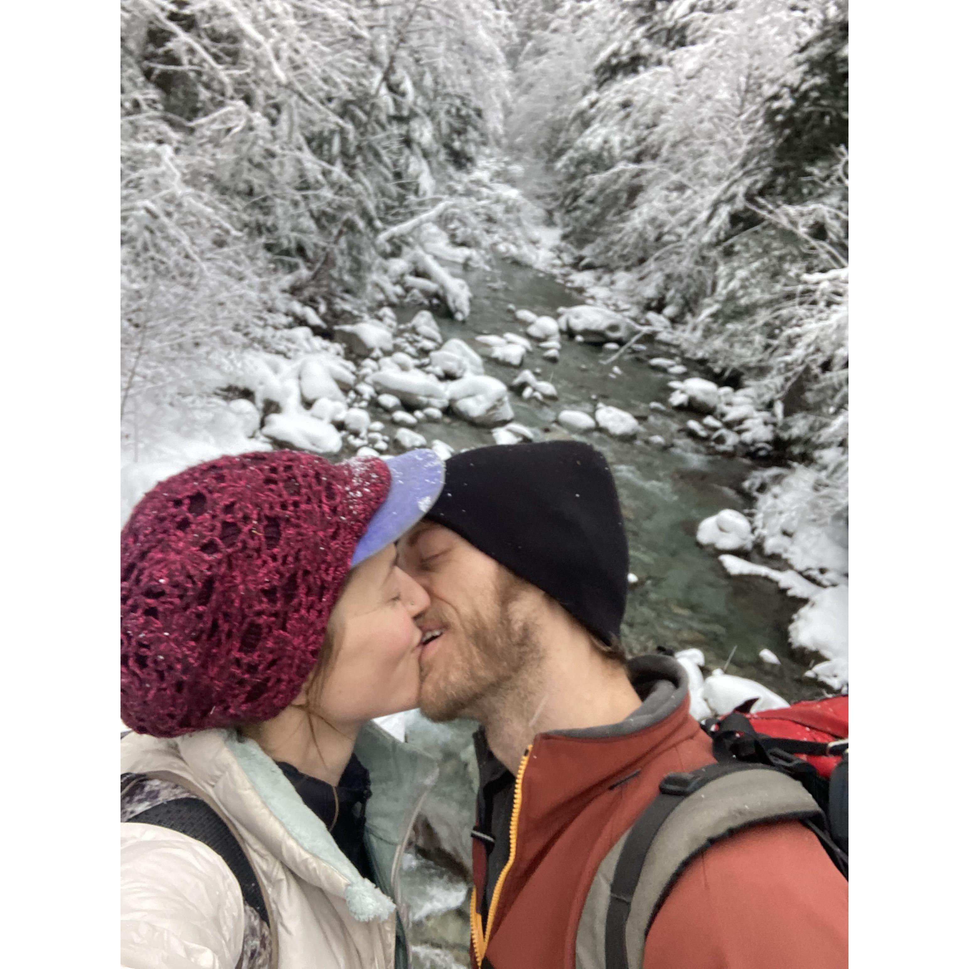 Day adventuring through a wonderland out to Goldmeyer hot springs