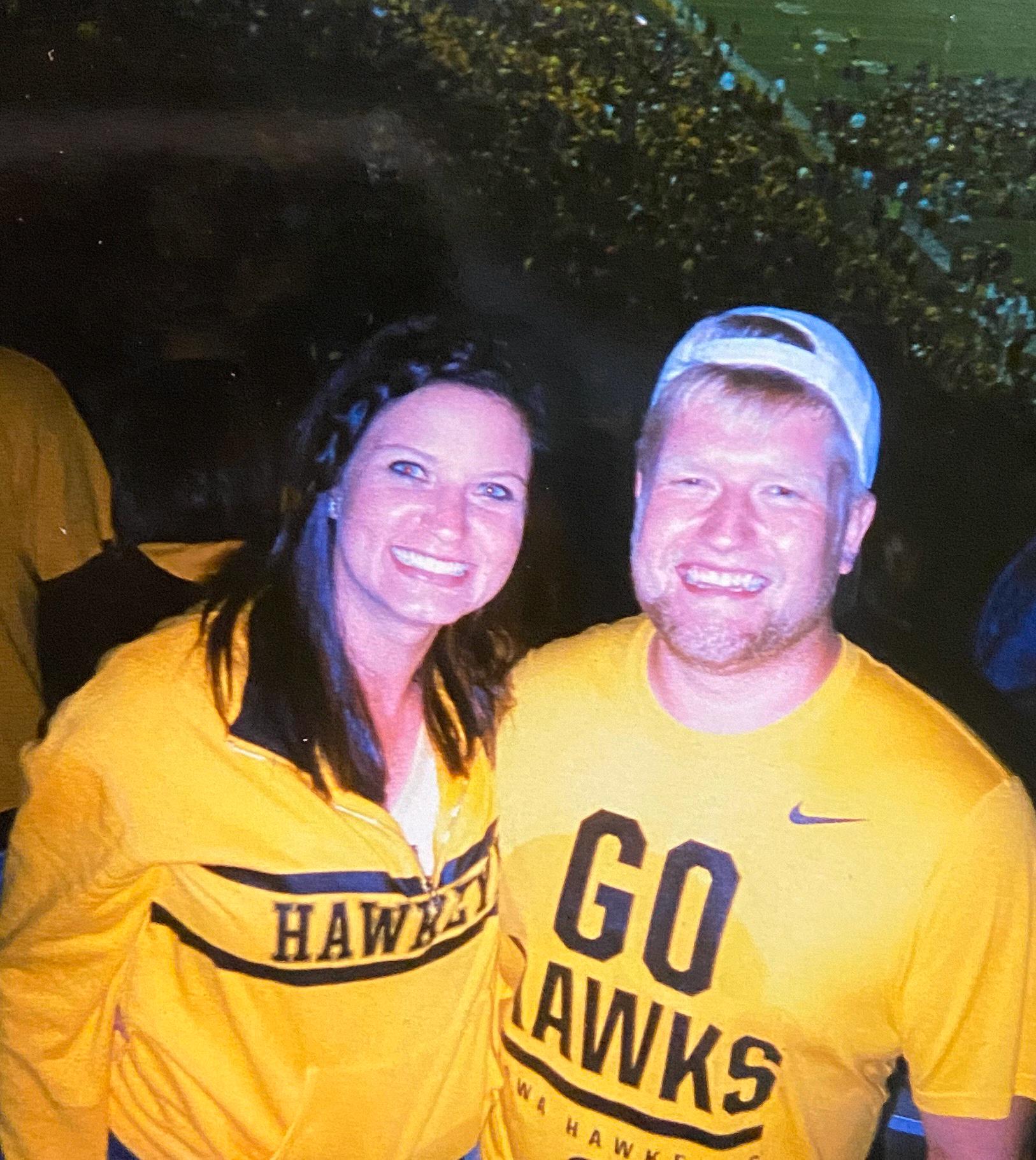 Our first Hawkeye game together, September 2015