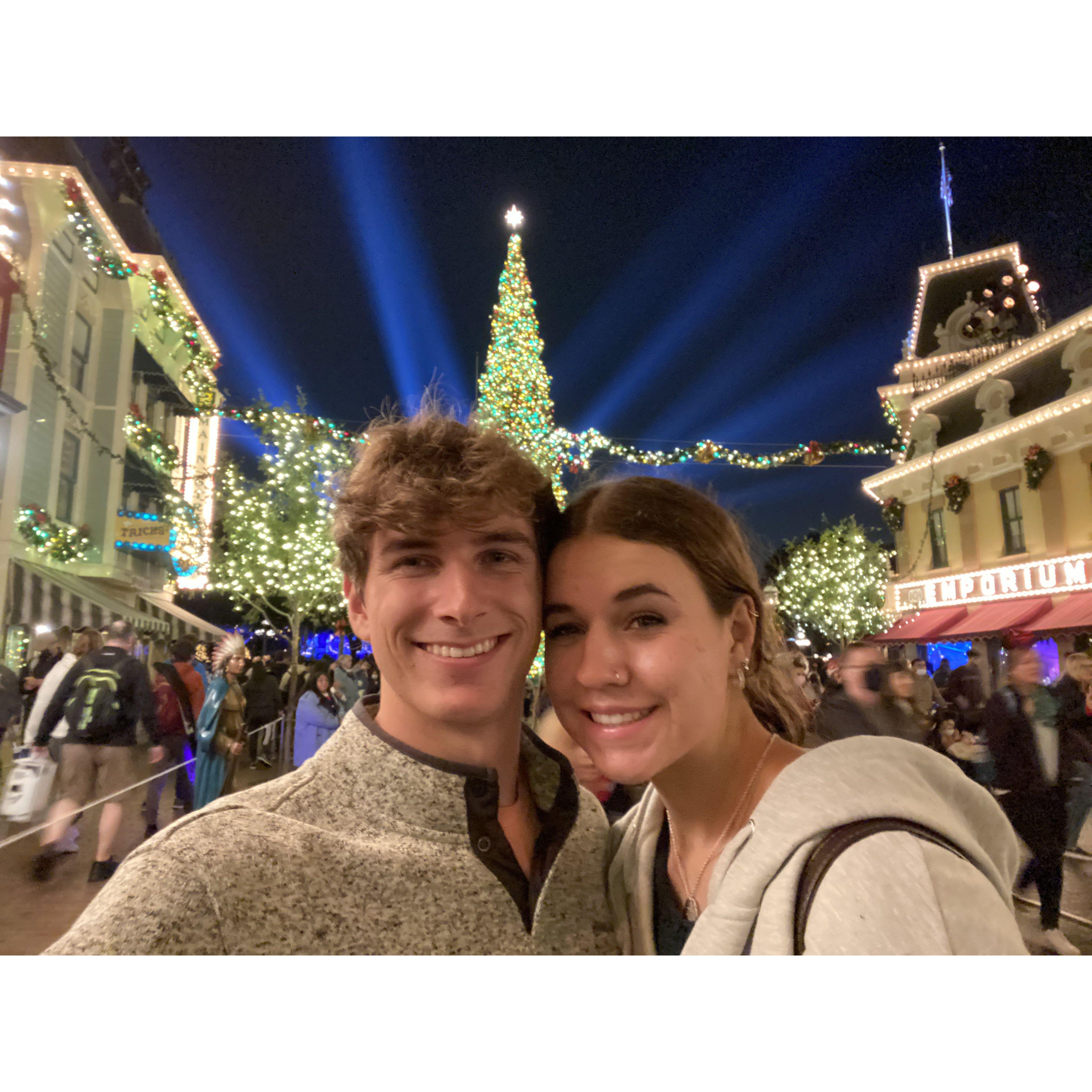 First Disneyland date of many