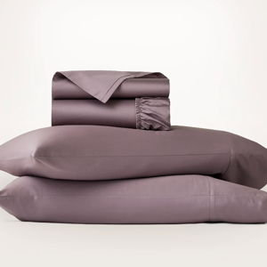 Signature Hemmed Sheet Set - Plum - Queen