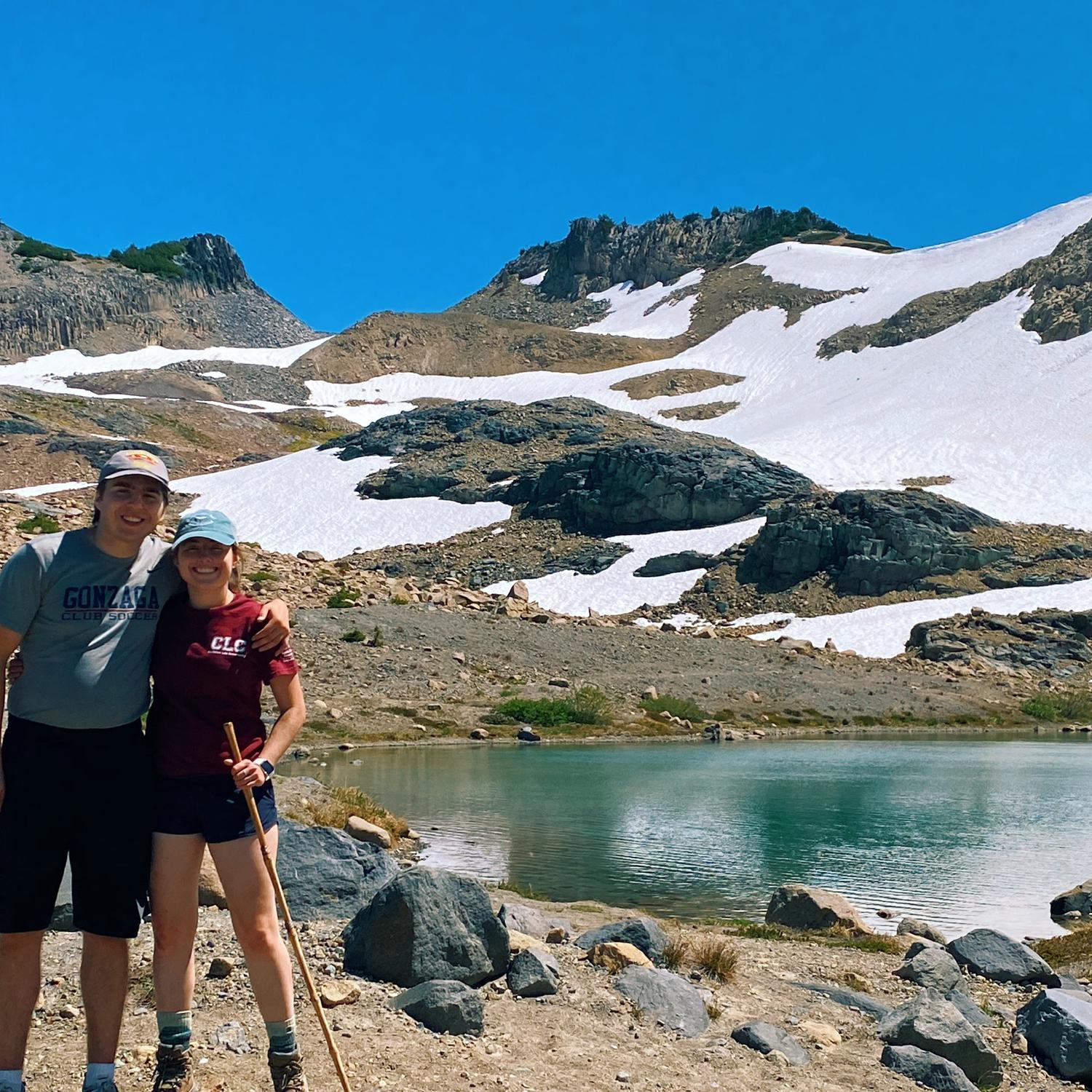Summer, 2020 | Ashford, WA |
Sunrise trail on Mt Rainier! 🏔️ Trails like these and hiking partners like Brian that have made me proud to make Washington my new home :) 🏡
