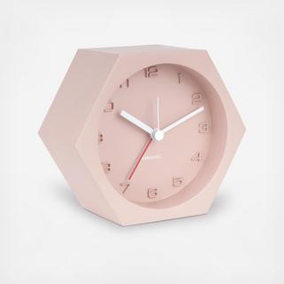 Hexagon Concrete Alarm Clock