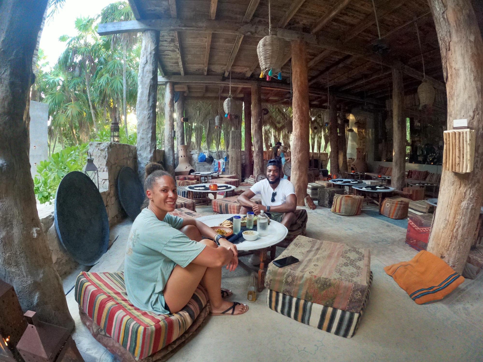 international - in the streets of Mexico with my best friend - first Mediterranean food experience 21'