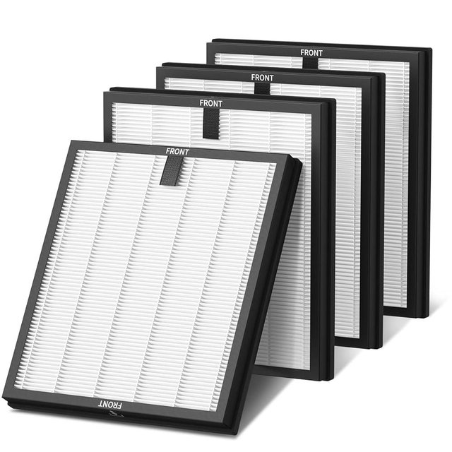 HY4866 Replacement Filter Compatible with MORENTO HY4866, WESTHEY HY4866, YIOU M1 Air Purifier, 3-in-1 H13 Ture HEPA Replacement Filters (Extra 4 Pre-filter) Enhanced Version for HY4866, 4 Pack