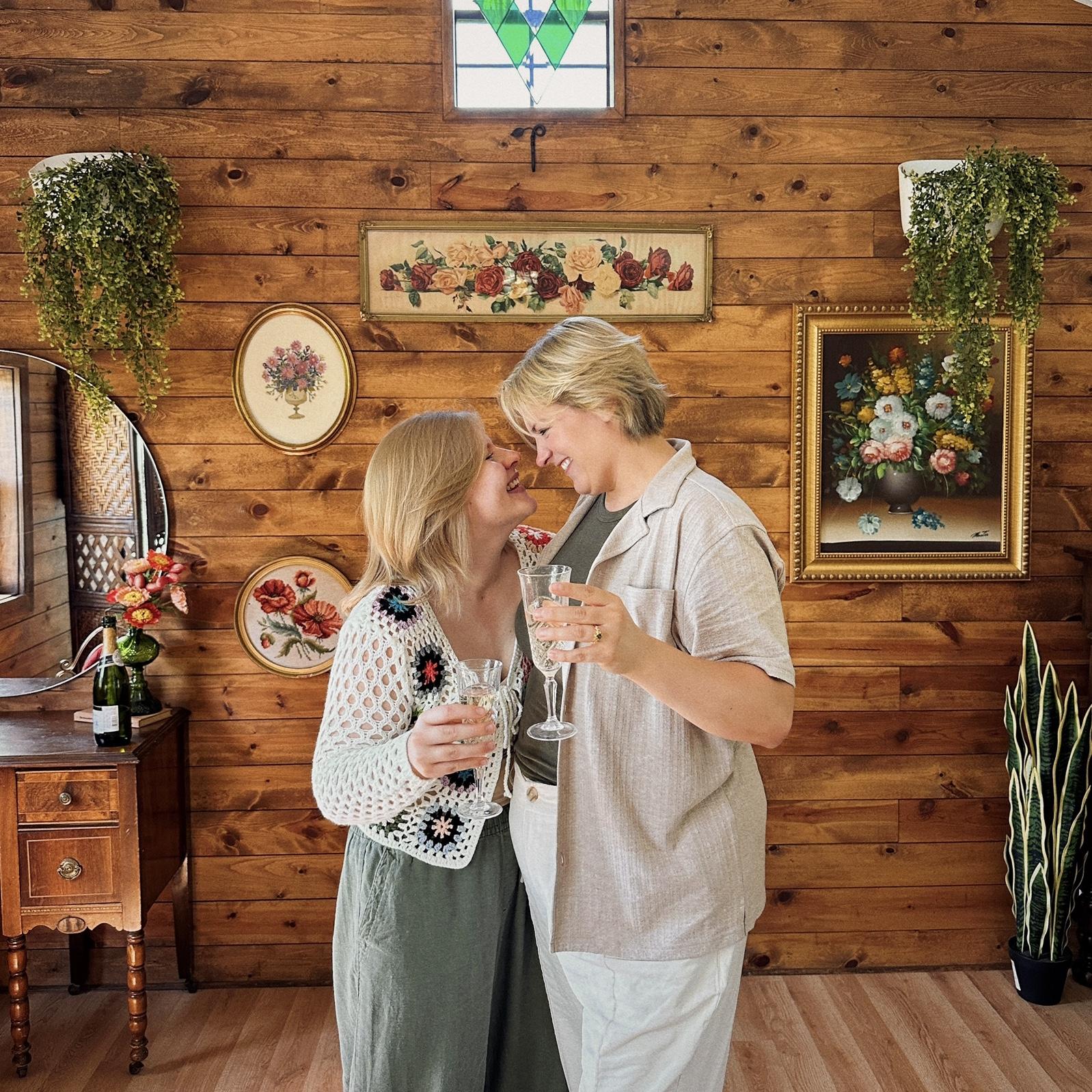 Our engagement getaway in Madison County, Iowa (2024)