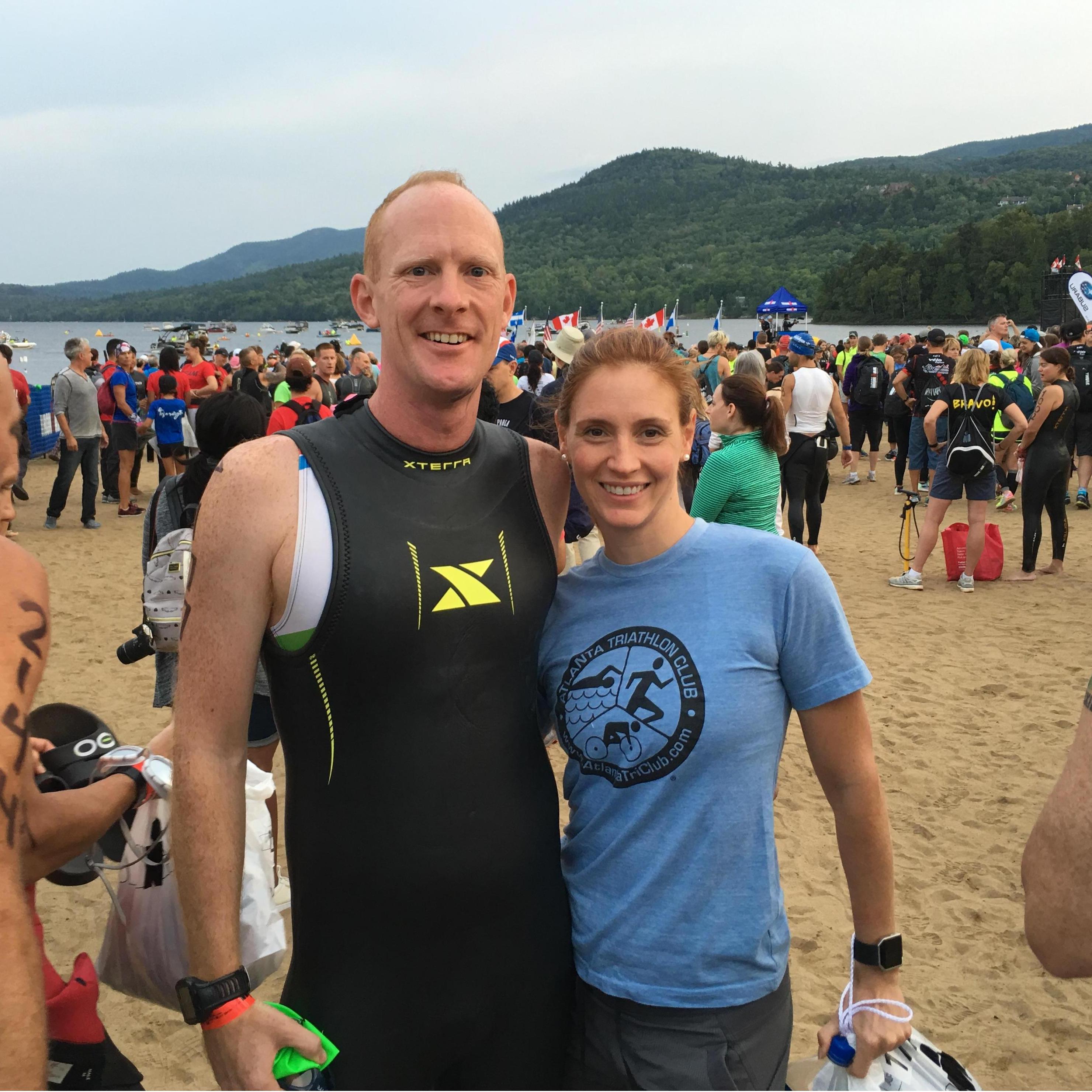 IRONMAN Mont-Tremblant in Quebec, Canada August 2016 
Patrick's first IRONMAN race