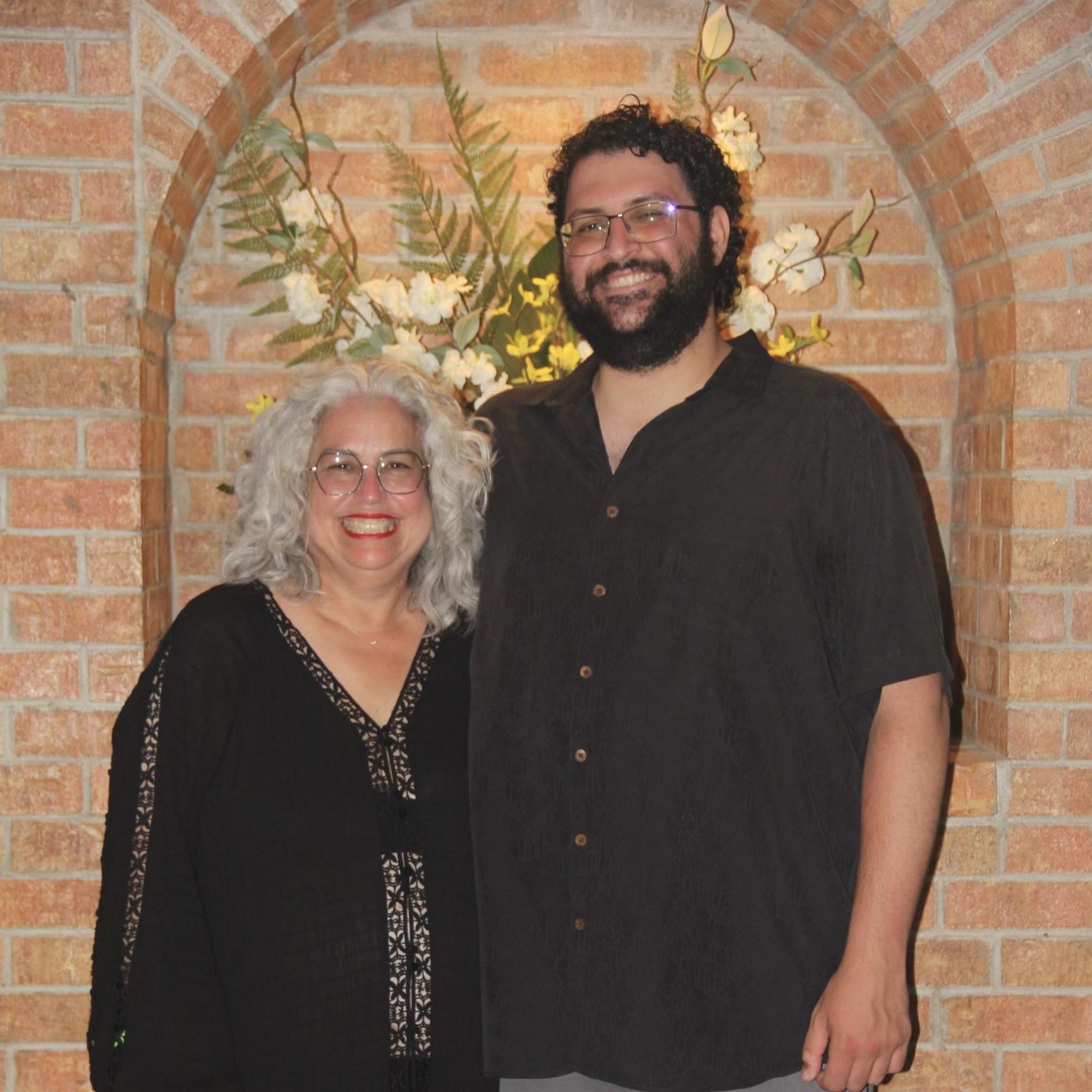 Xavier and his mom.