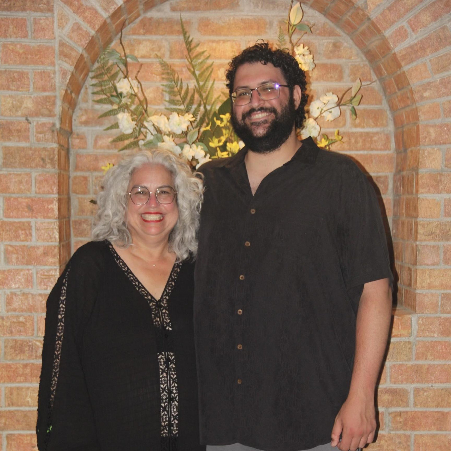 Xavier and his mom.
