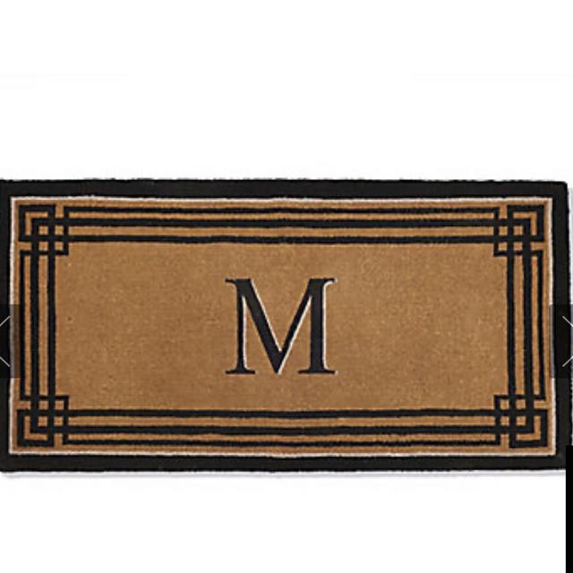 Windsor Monogrammed Coco Door Mat 36x72 - V