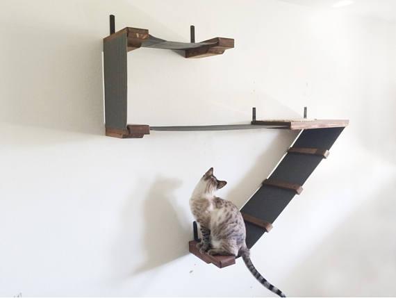 Deluxe Playplace - Cat Hammock Shelves - Free US Shipping*