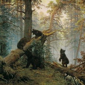 'Morning in a Pine Forest' Print - Ivan Shishkin | AllPosters.com