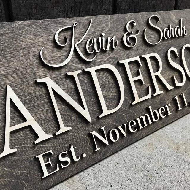 Personalized Wedding Gift Last Name...