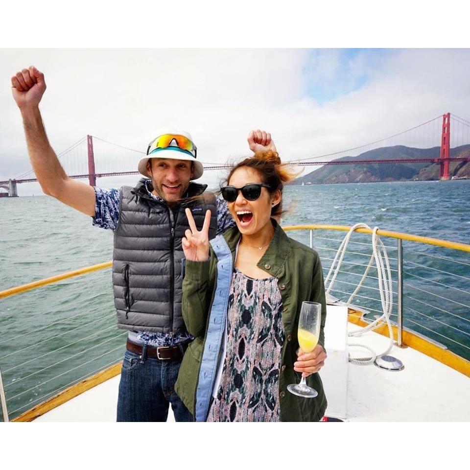 on John's 30th Birthday Boat Ride around the bay