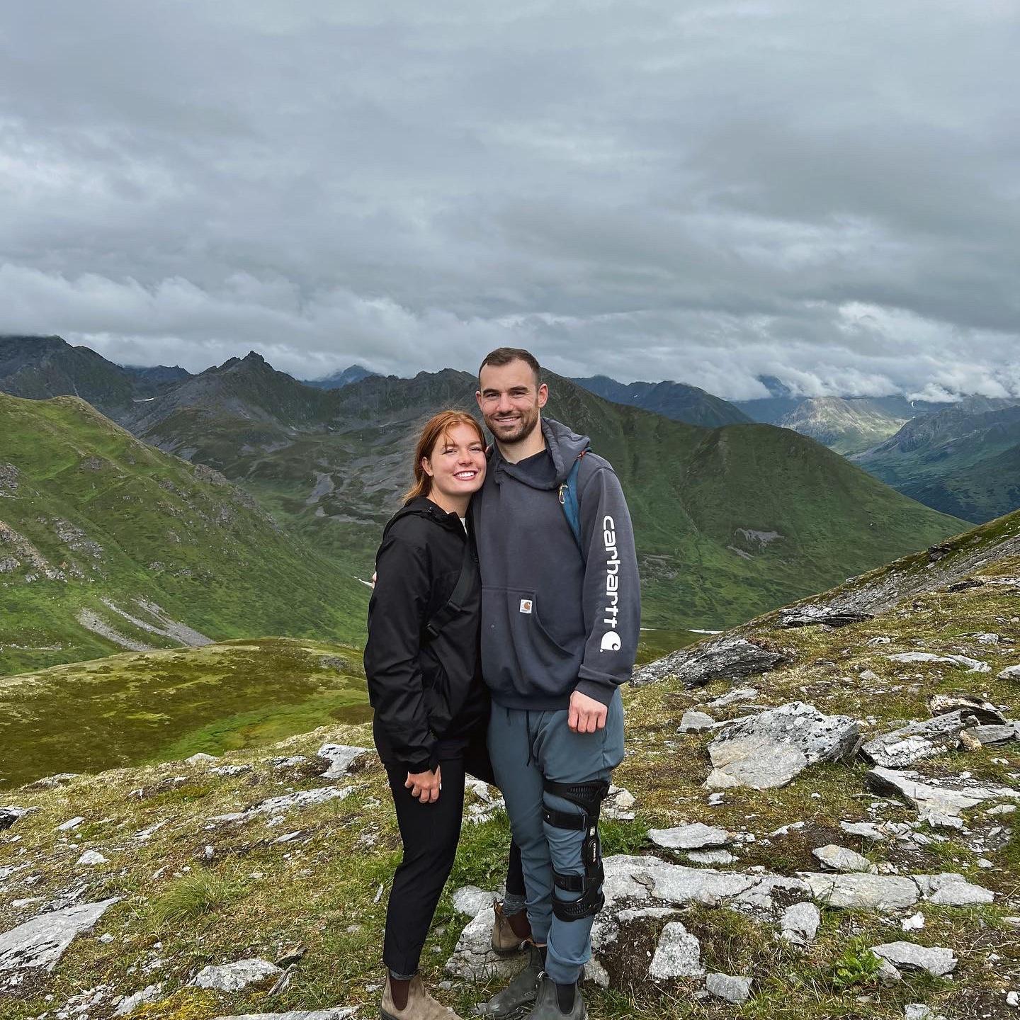 Hatchers Pass August 2023. Gabe's first hike post ACL surgery in April.