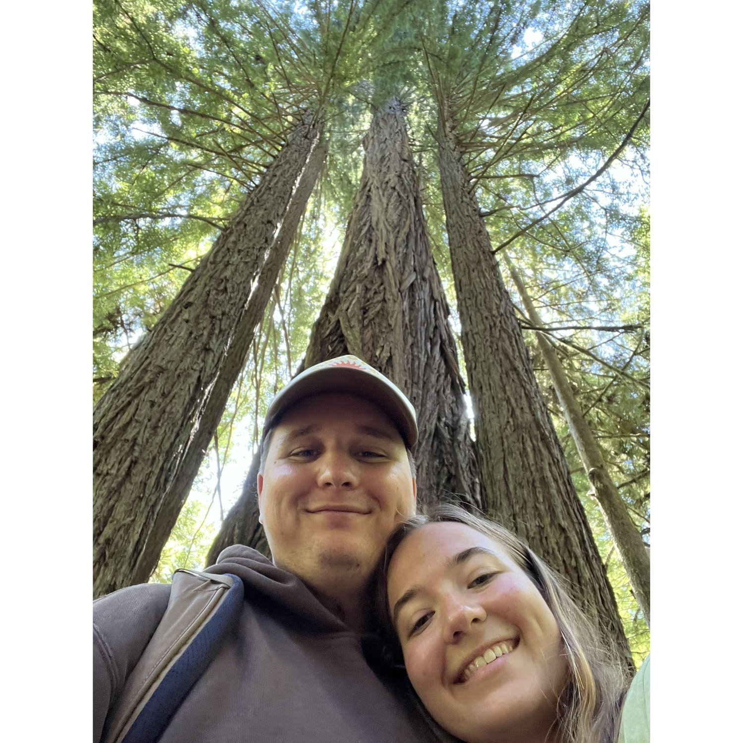 Under the redwoods in Gasquet!!