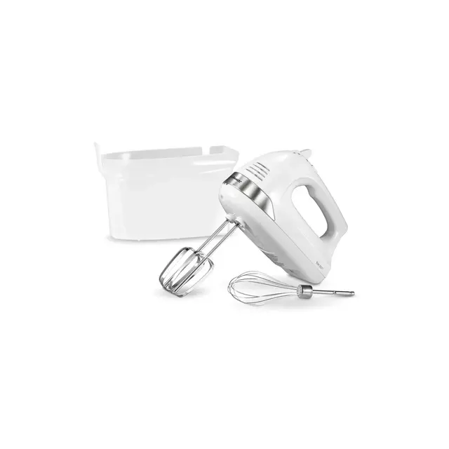 Hamilton Beach 6 Speed Hand Mixer Snap-On Case White 62629