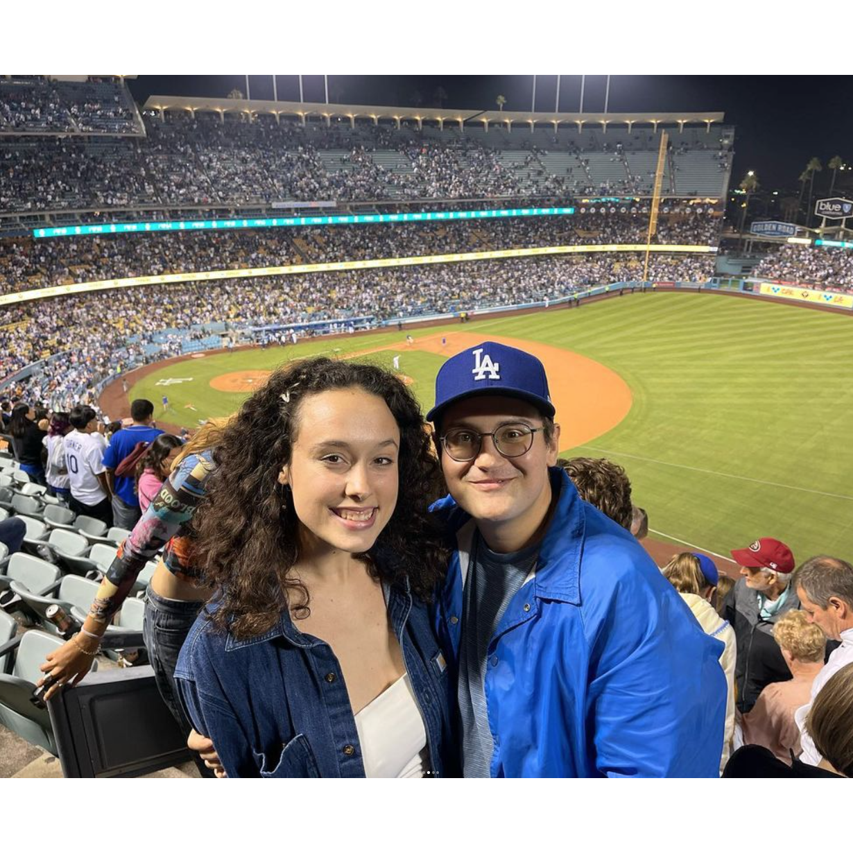 Dodgers game for Joey's Birthday.