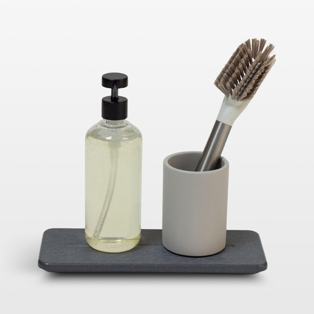 Dorai Home Stone Sink Caddy in Slate