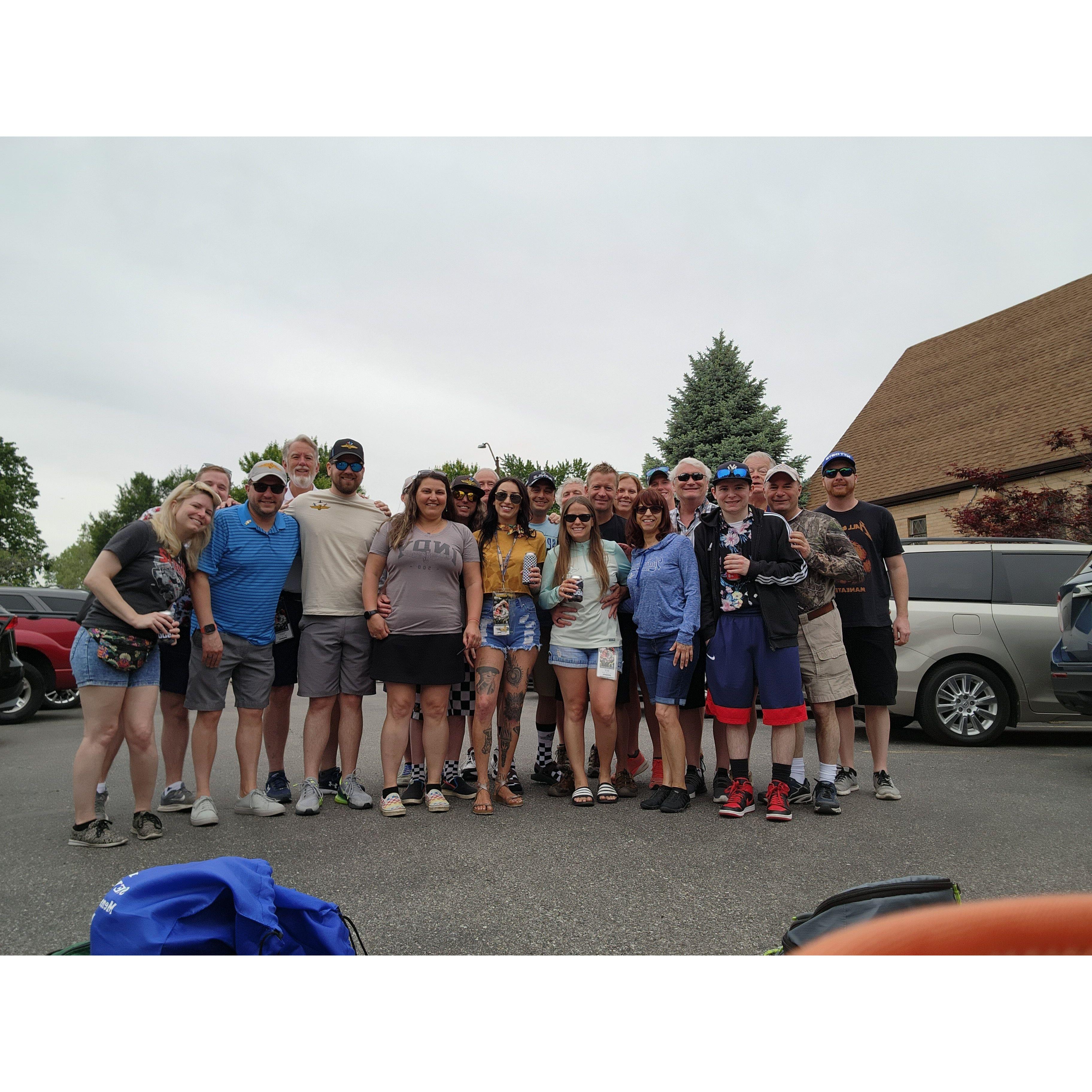 Indy 500 Day, pre party parking lot