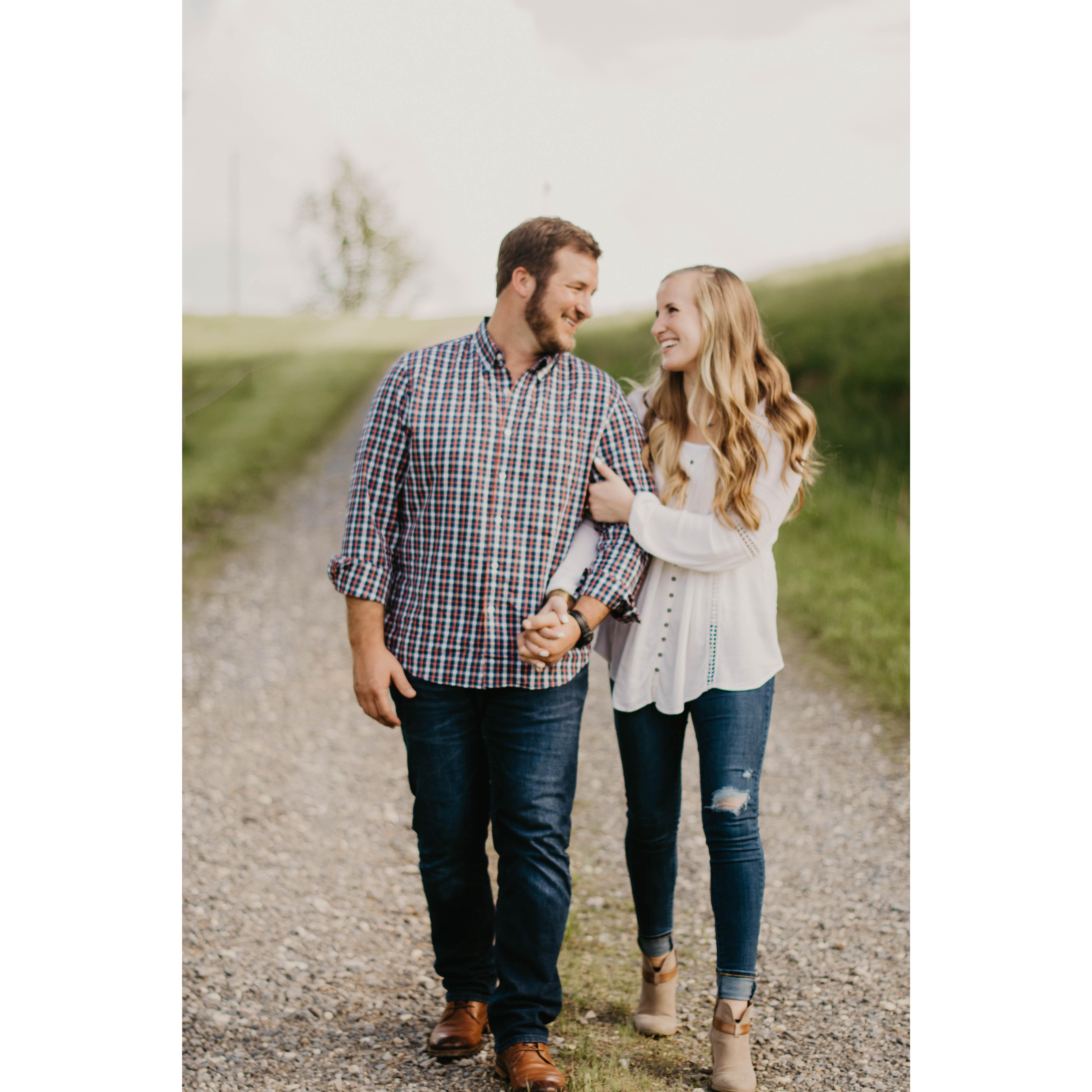 Engagement Photos by Cedar and Palm Photography.
