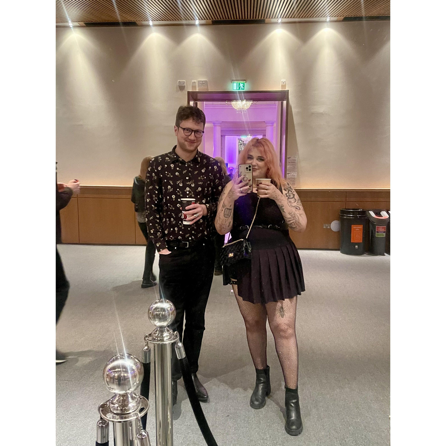 mirror selfie to commemorate free tickets to this sold out show! ask madeline about it; the story is too good to type in 200 characters