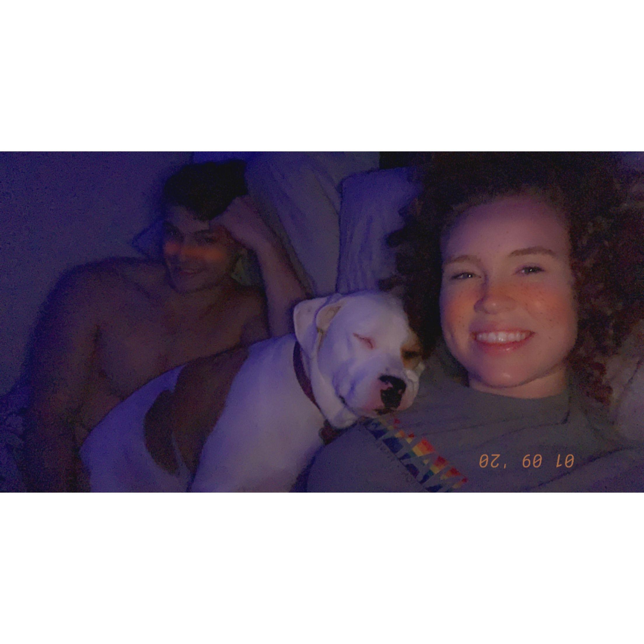 So many cuddles with Lilly