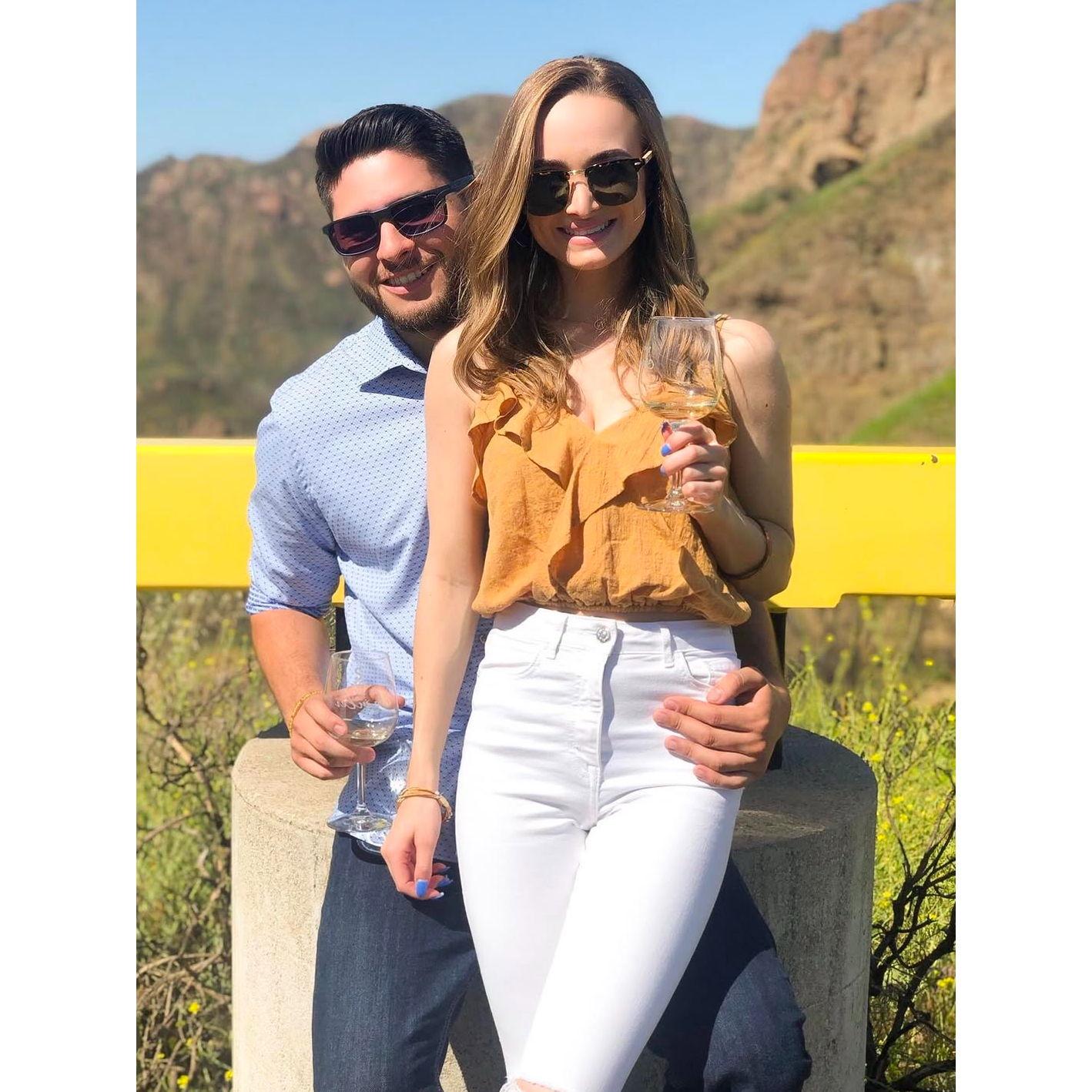 4 years anniversary celebrated at the Malibu Wine Safari