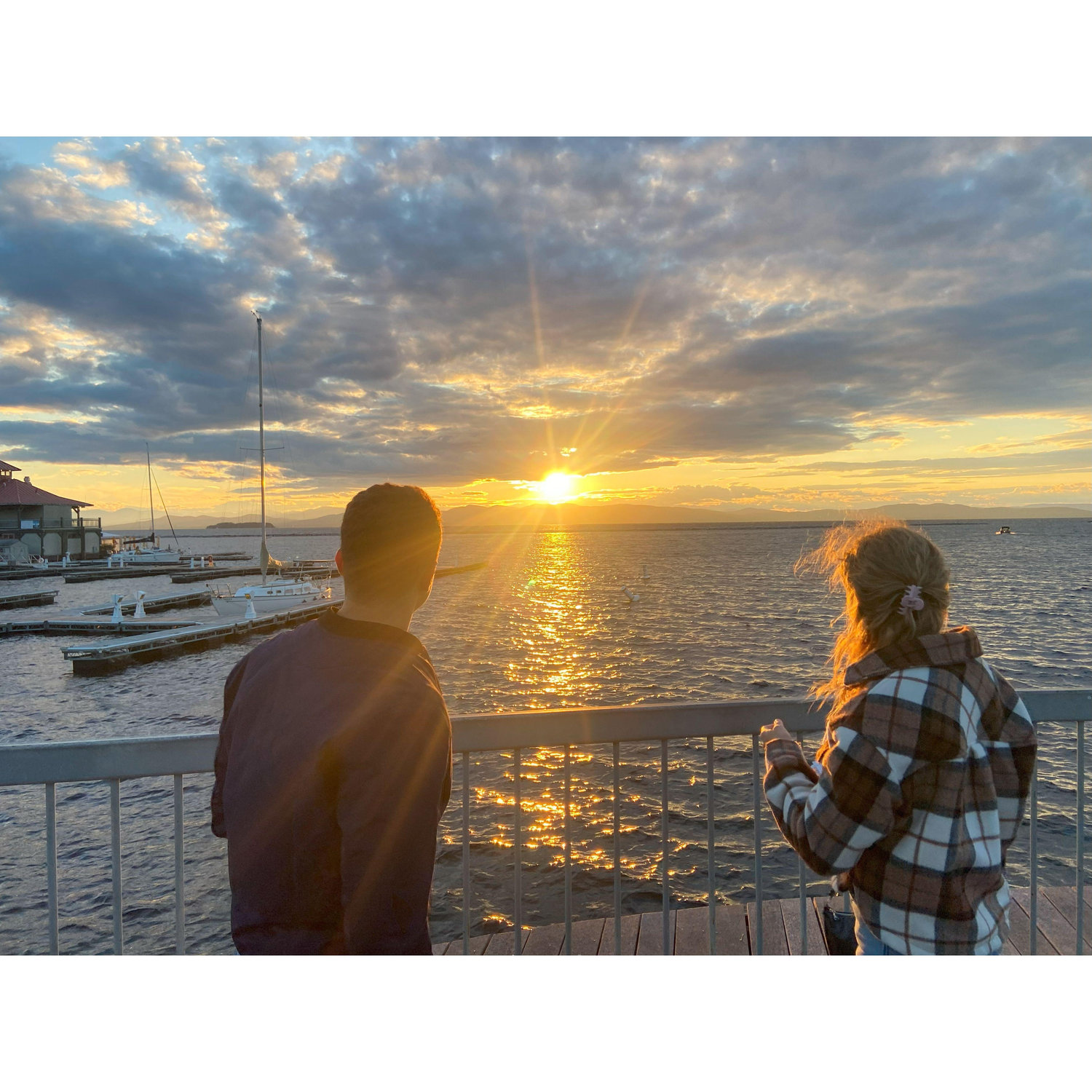 Lake Champlain in Burlington, Vermont.