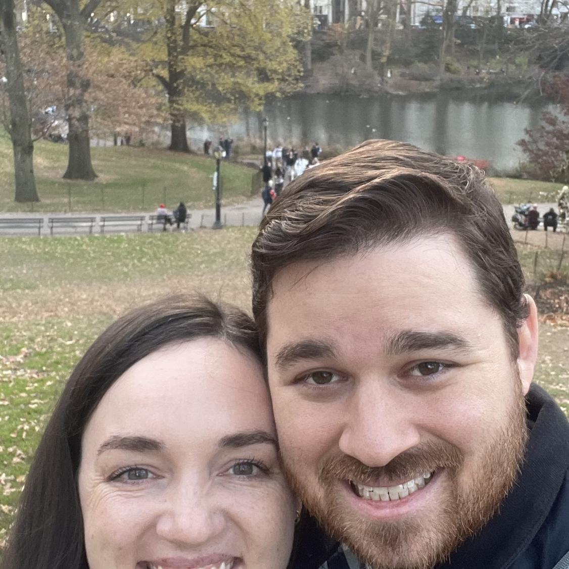 Picnic back at the proposal spot!