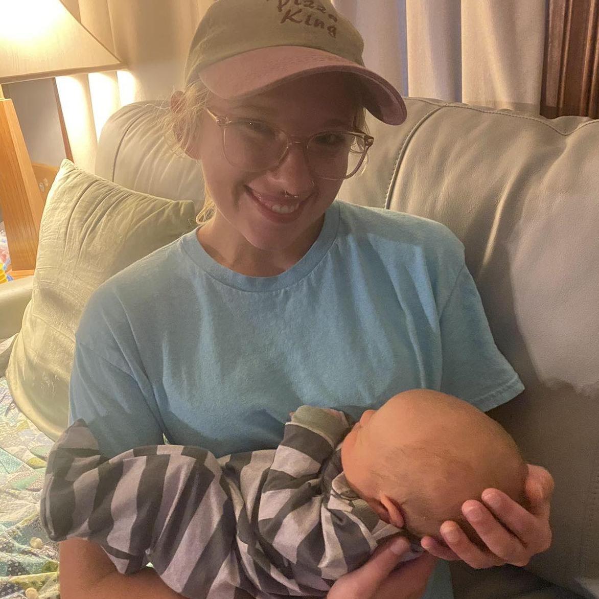 Sydney and Oden's first picture together