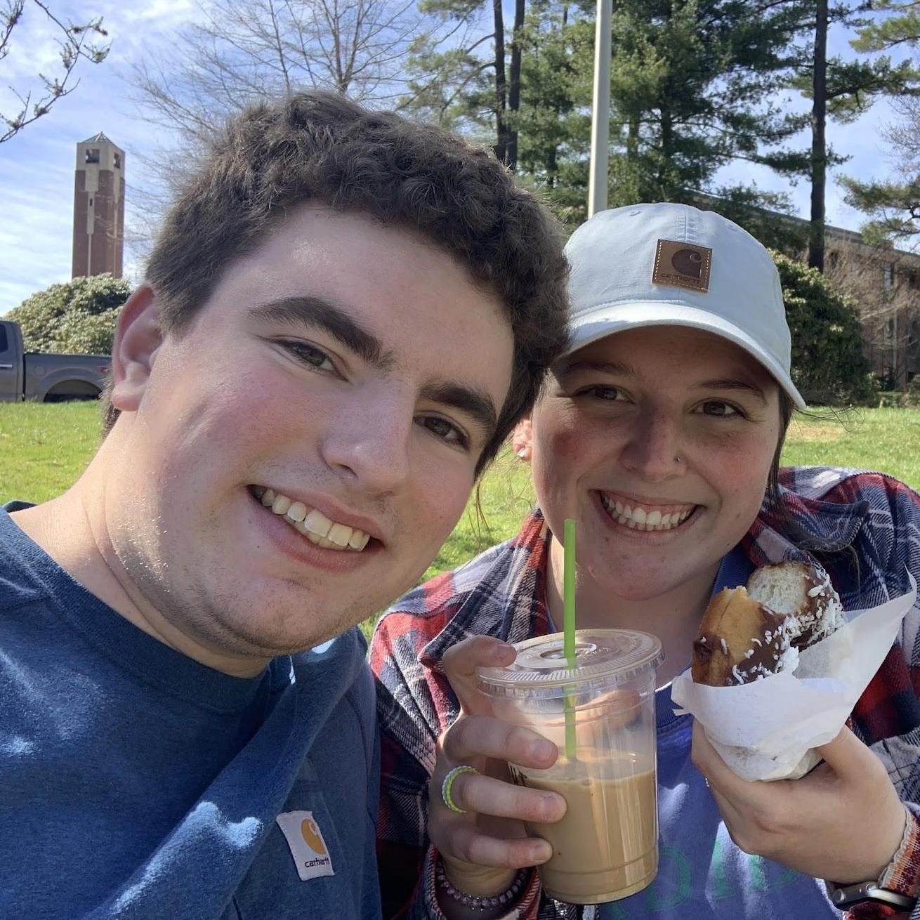 When Ben's truck broke down in Boone, North Carolina, we just started to walk and made the best out of the day and found the best coffee and donut shop. Best Day Ever!