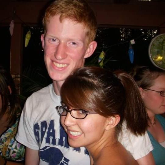 First time Joe came to Fort Collins for a close friend's birthday party. Also, one of the first pictures we have together, we look so little! (August 2008)