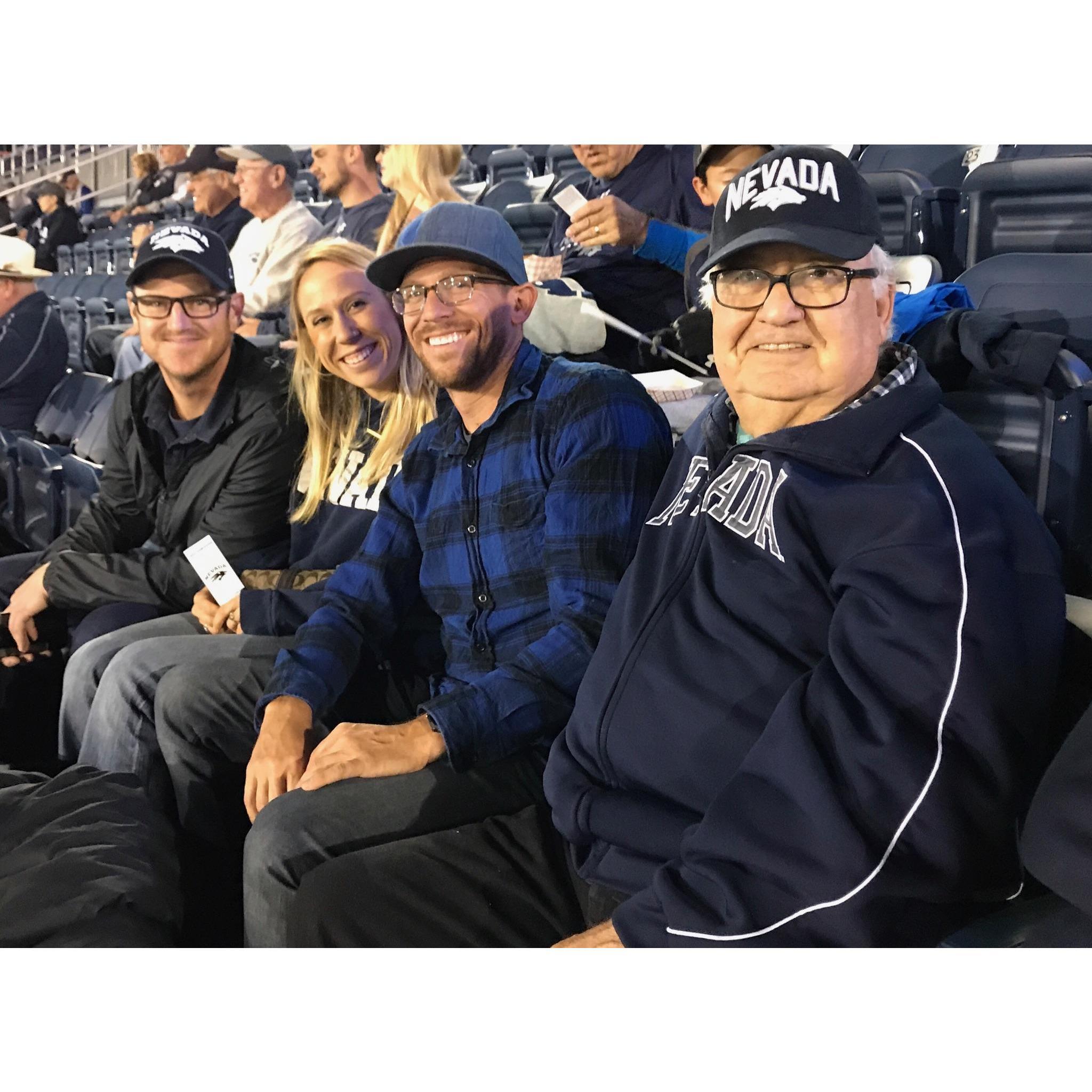 Nevada Football Game with the Rose crew 2017