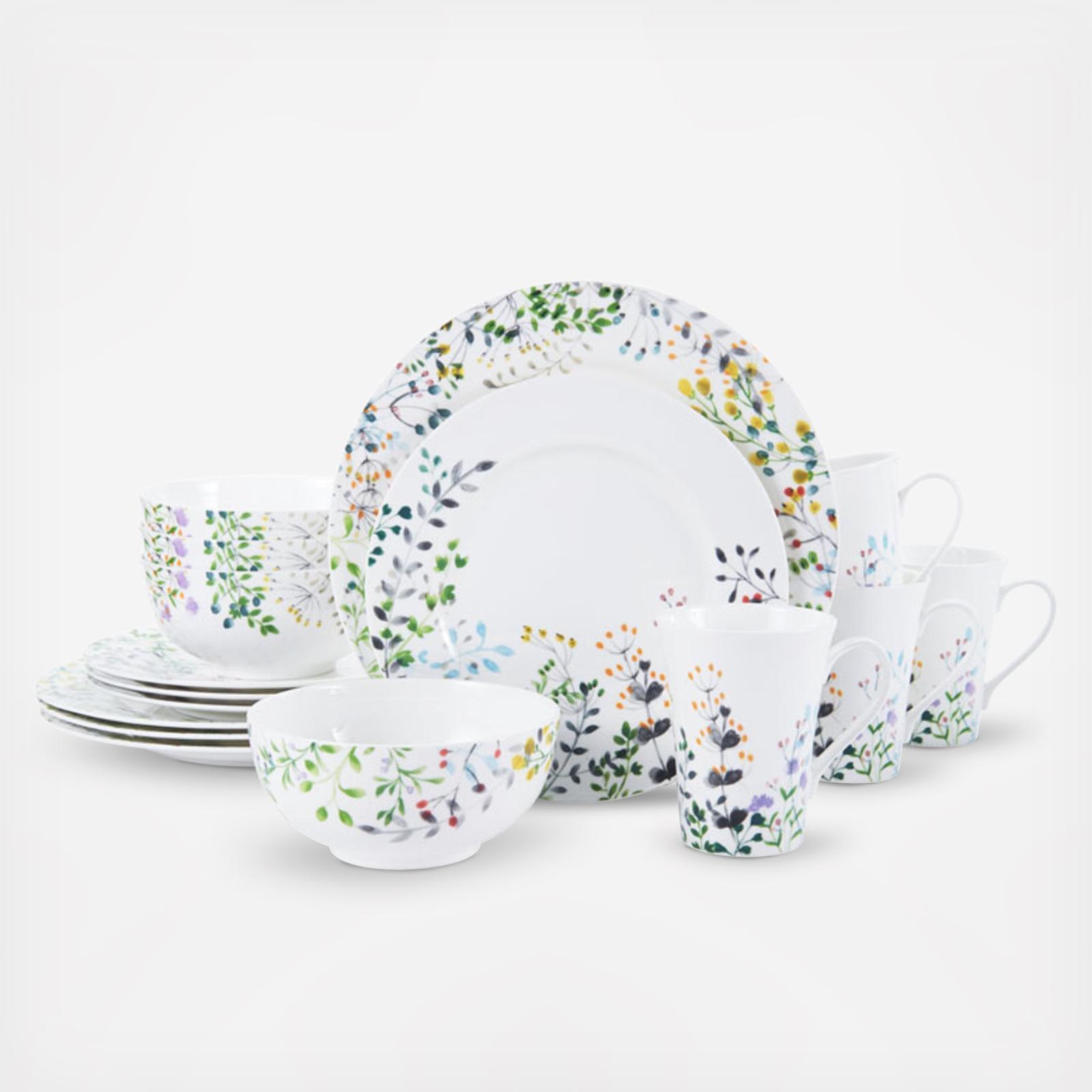 Mikasa, Tivoli Garden 16-Piece Dinnerware Set, Service for 4 | Zola