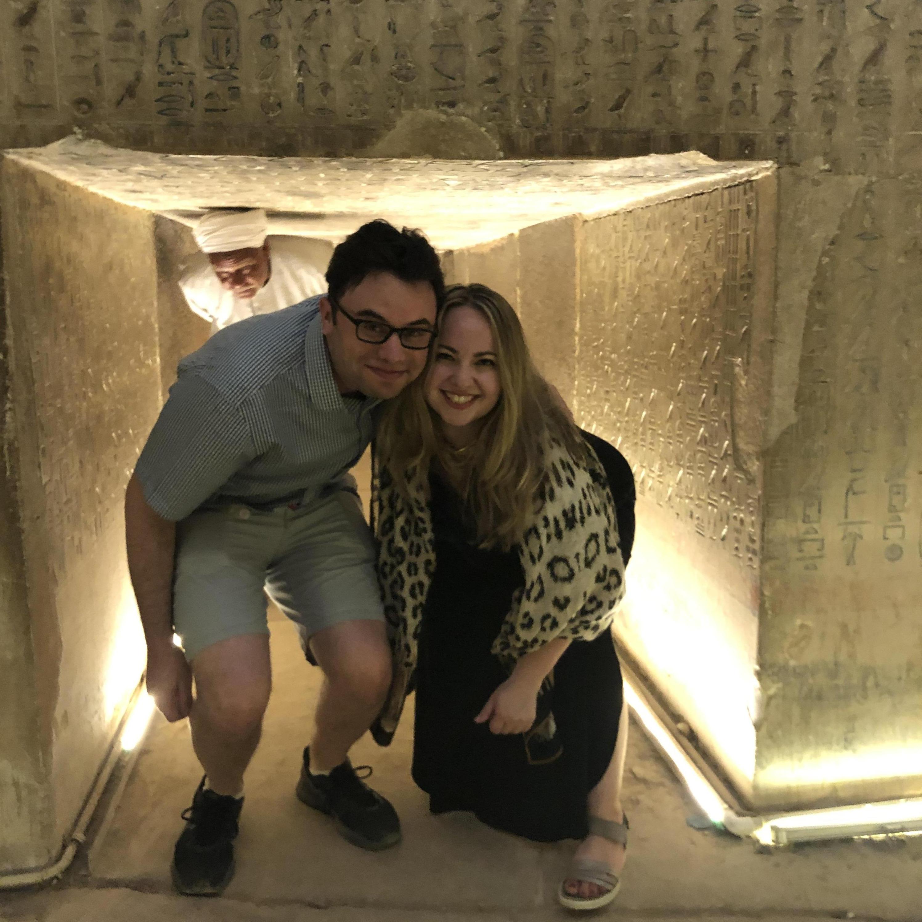 Inside a tomb, Egypt