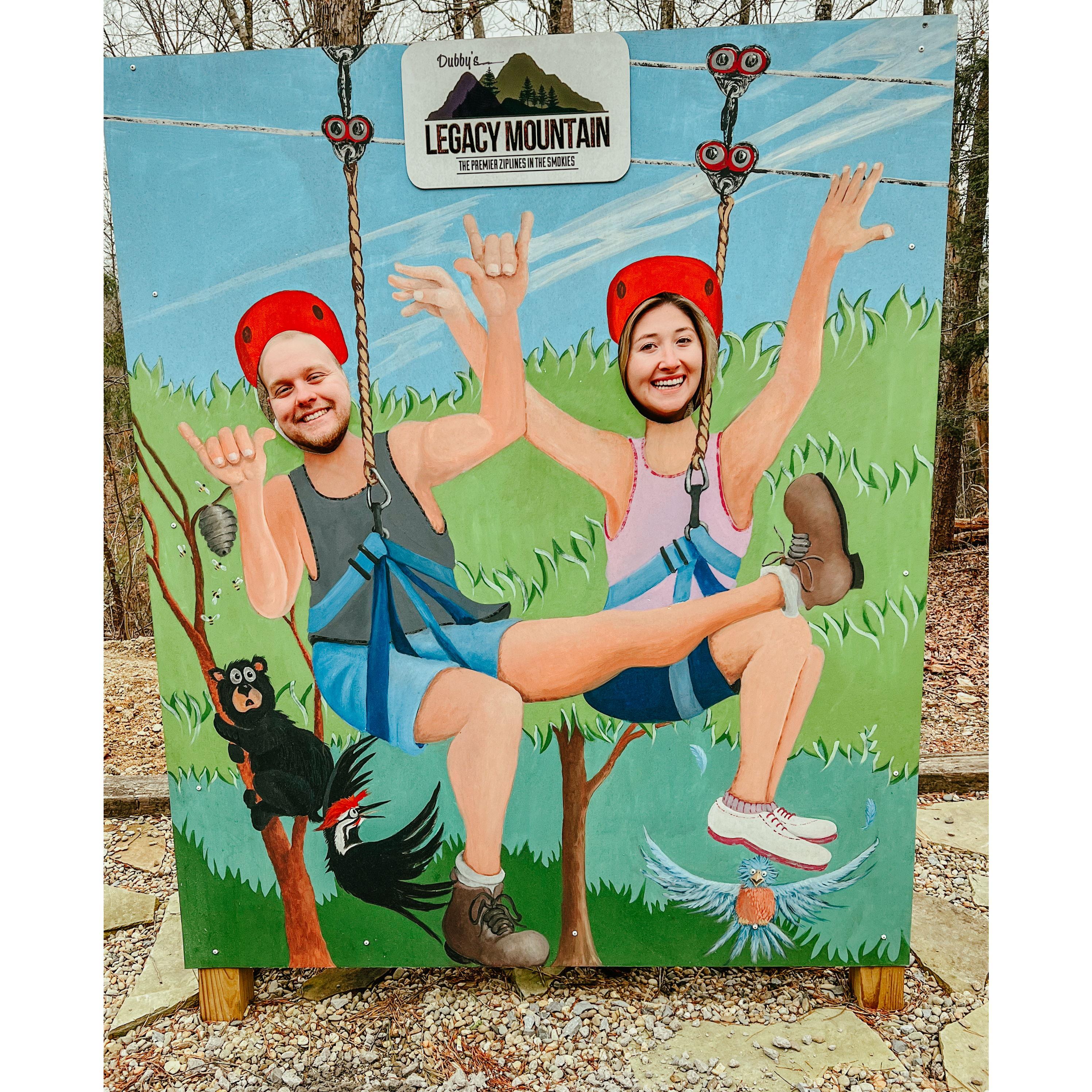 zip lining in Tennessee