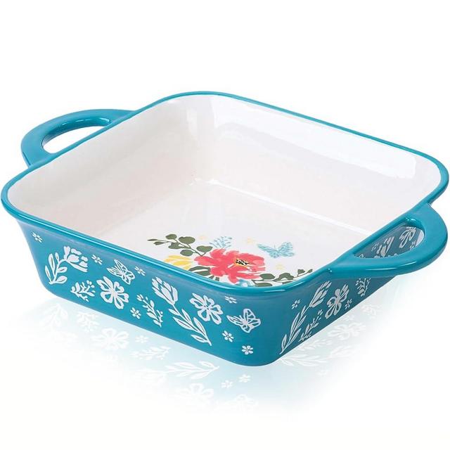 Wisenvoy 8x8 Baking Pan Brownie Pan Casserole Dish Ceramic Baking Dish Casserole Dishes For Oven Square Baking Pan