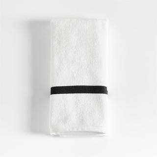 Tuxedo Stripe Organic Cotton Hand Towel