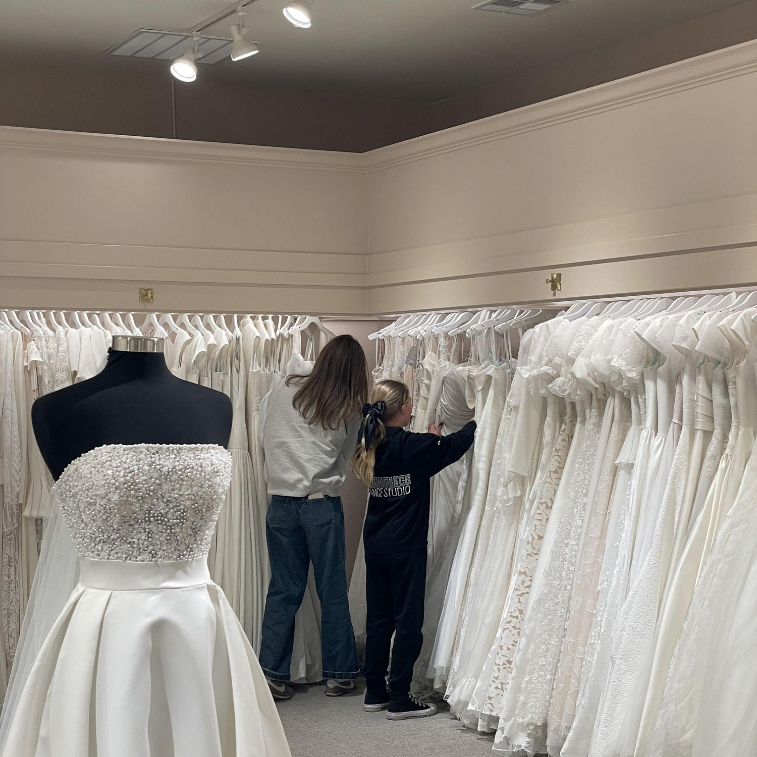 Dress shopping with Cate and Josie