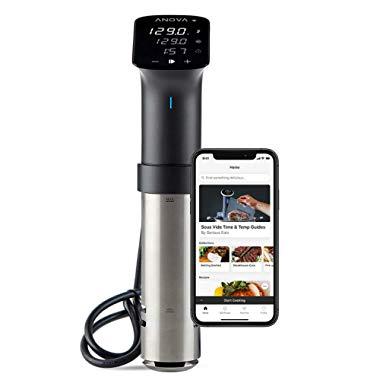 Anova Culinary | Sous Vide Precision Cooker Pro (WiFi) | 1200 Watts | All Metal | Anova App Included