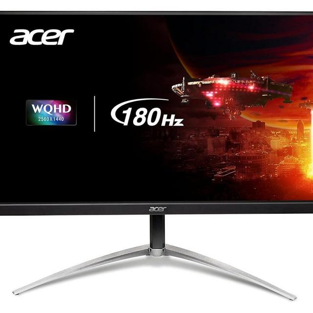 Acer Nitro 31.5" WQHD 2560 x 1440 PC Gaming Monitor | Agile-Splendor IPS | AMD FreeSync Premium | Up to 180Hz Refresh | Up to 0.5ms | 95% DCI-P3 | HDR10 | 1 x DP 1.2 & 2 x HDMI 2.0 | XV323QU M3bmiiphx