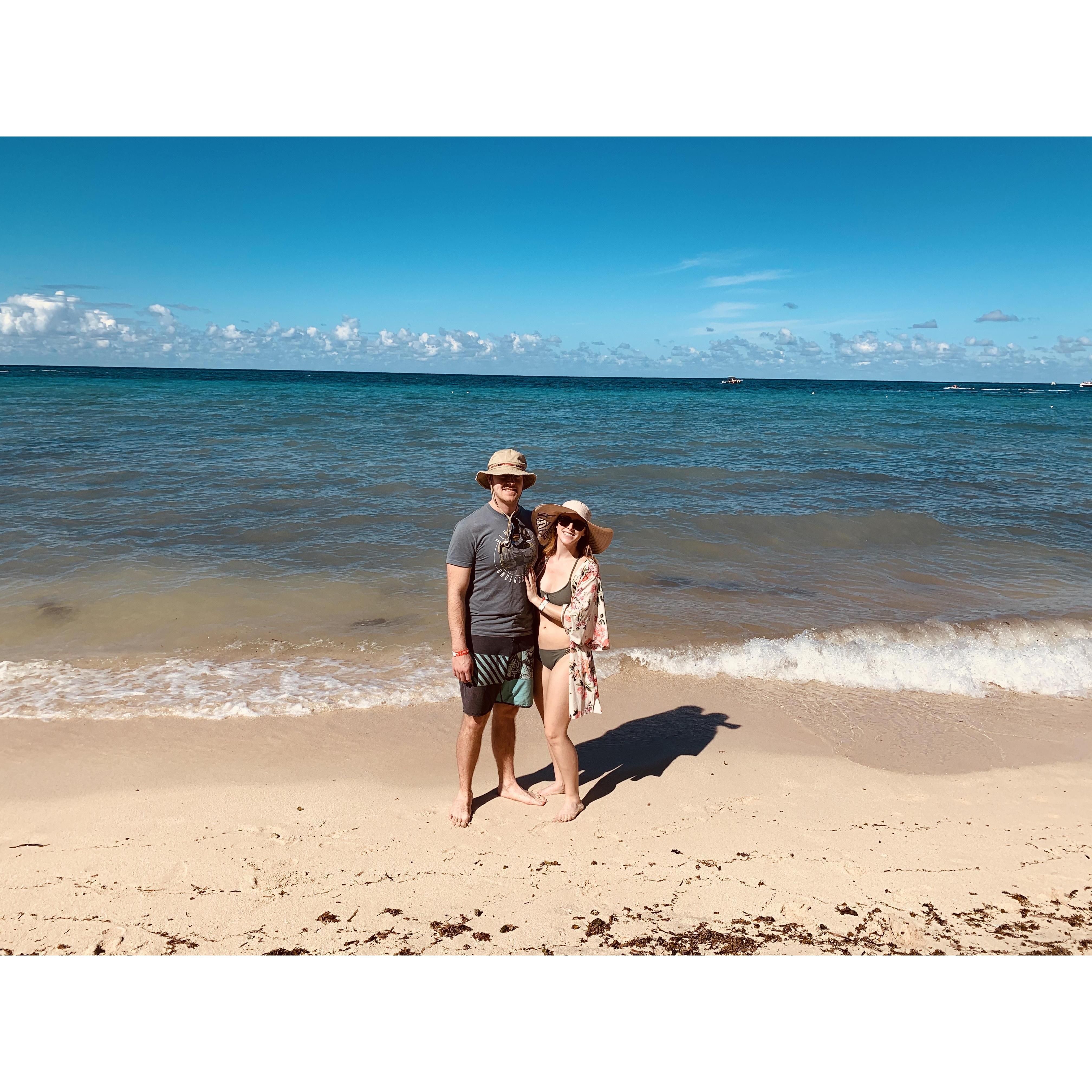 First trip out of the country together!