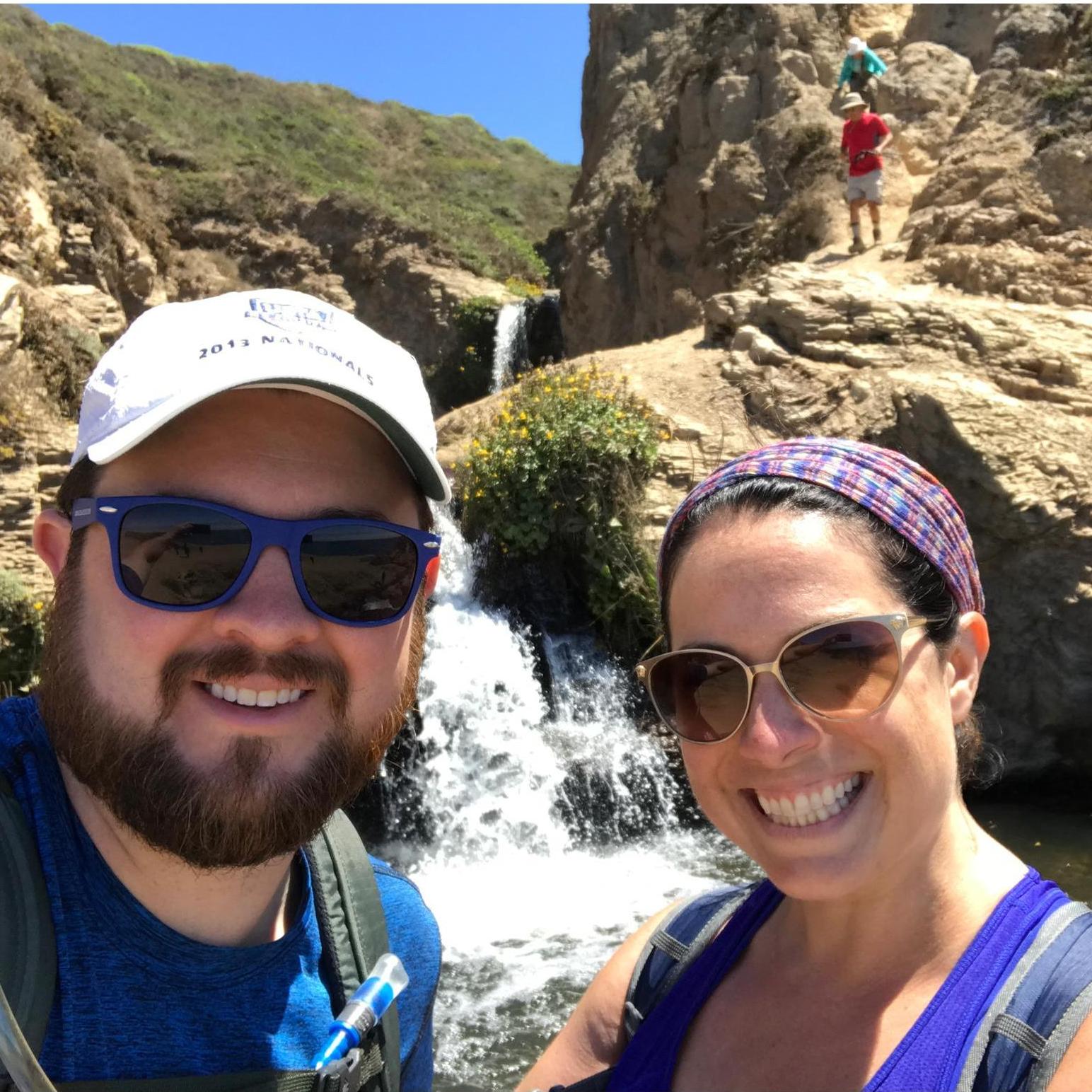 And sometimes we ventured beyond our home turf to see waterfalls in North Bay.