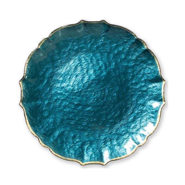 Vietri Pastel Glass Collection Service Plate/Charger