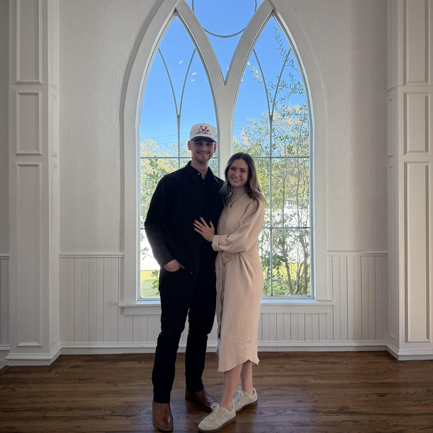 First time at our wedding chapel!